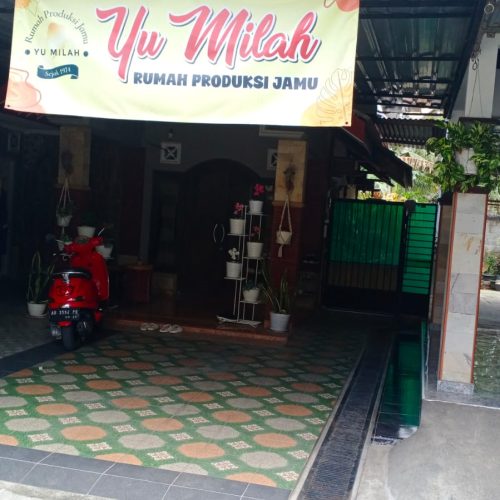 Salah satu kediaman warga Watu penggagas Gerakan Mandiri Pangan